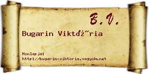 Bugarin Viktória névjegykártya